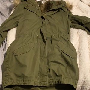 Navy green big sweater